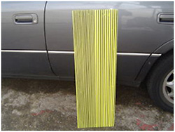 The check method of the dent before repair