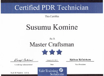 Vale Training Solutions社最高峰ランク【Master Craftsman】取得01